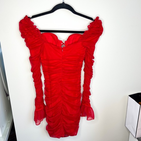 Oh Polly - True For You Red Dress - Picture 2 of 8